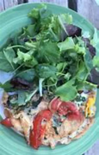 Veg omlette